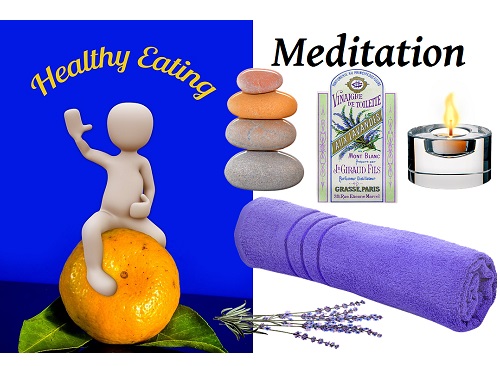 eat healthy and meditate in the new year